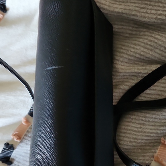 Karl Lagerfeld Black Crossbody with Gold Accents - Picture 4 of 5